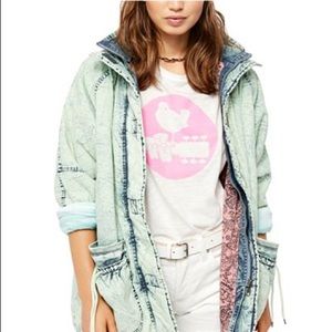 Free People Real Games Denim Parka